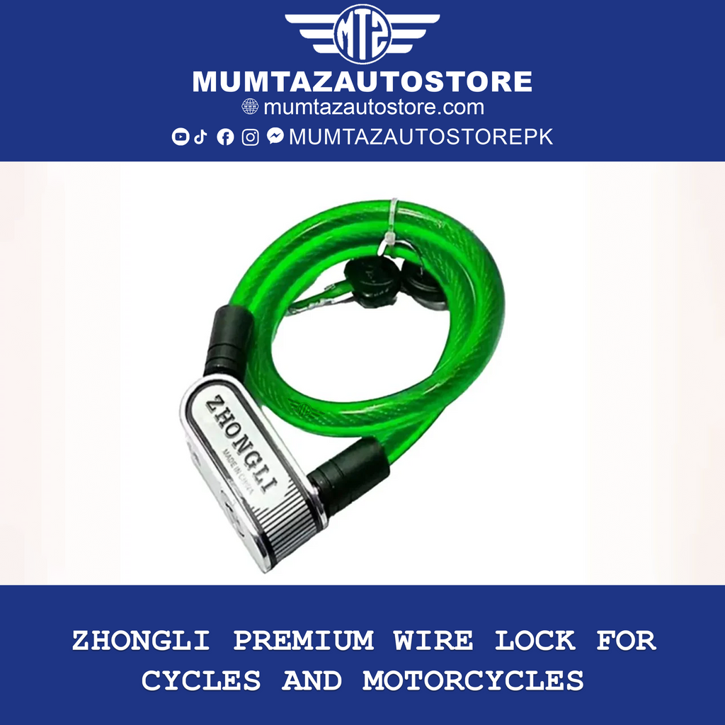 Zhongli Premium Wire Lock for Cycles and Motorcycles
