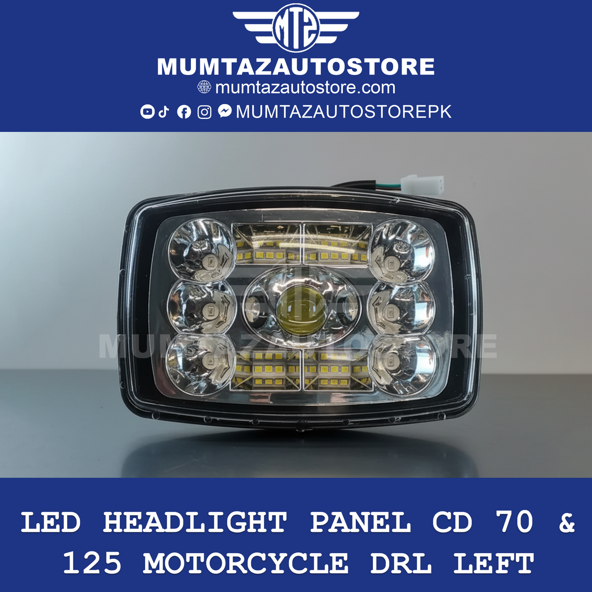 Led HeadLight Panel CD 70 & 125 Motorcycle DRL Left Right Indicator ...