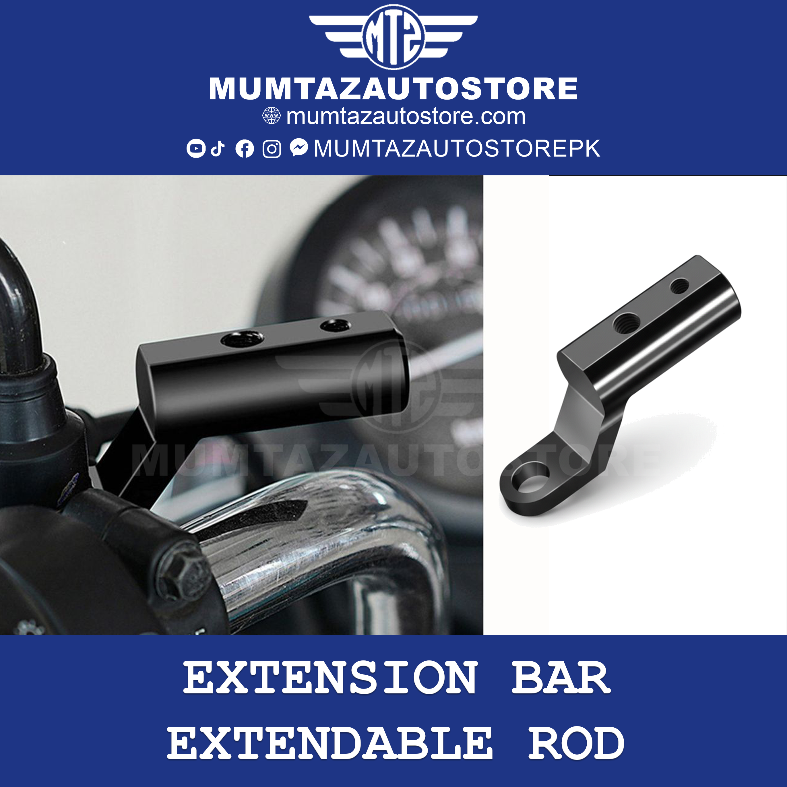 SuperRide Bike Conversion Bracket Anti-shake Design Handlebar Clip Stand Mount Rearview Mirror Holder