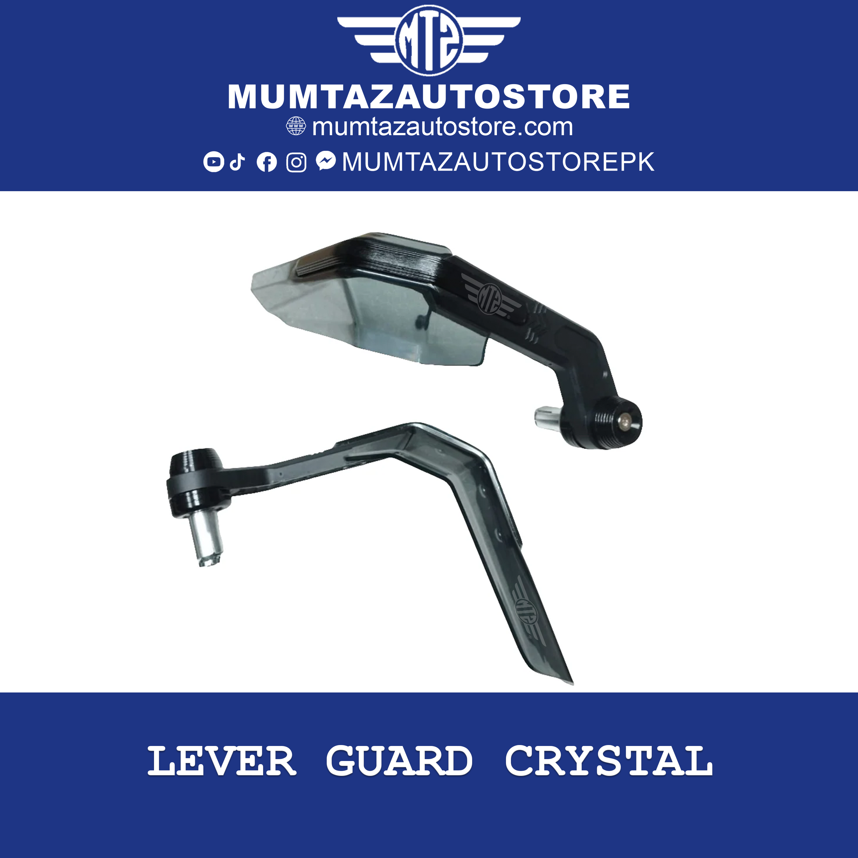 Lever guard crystal
