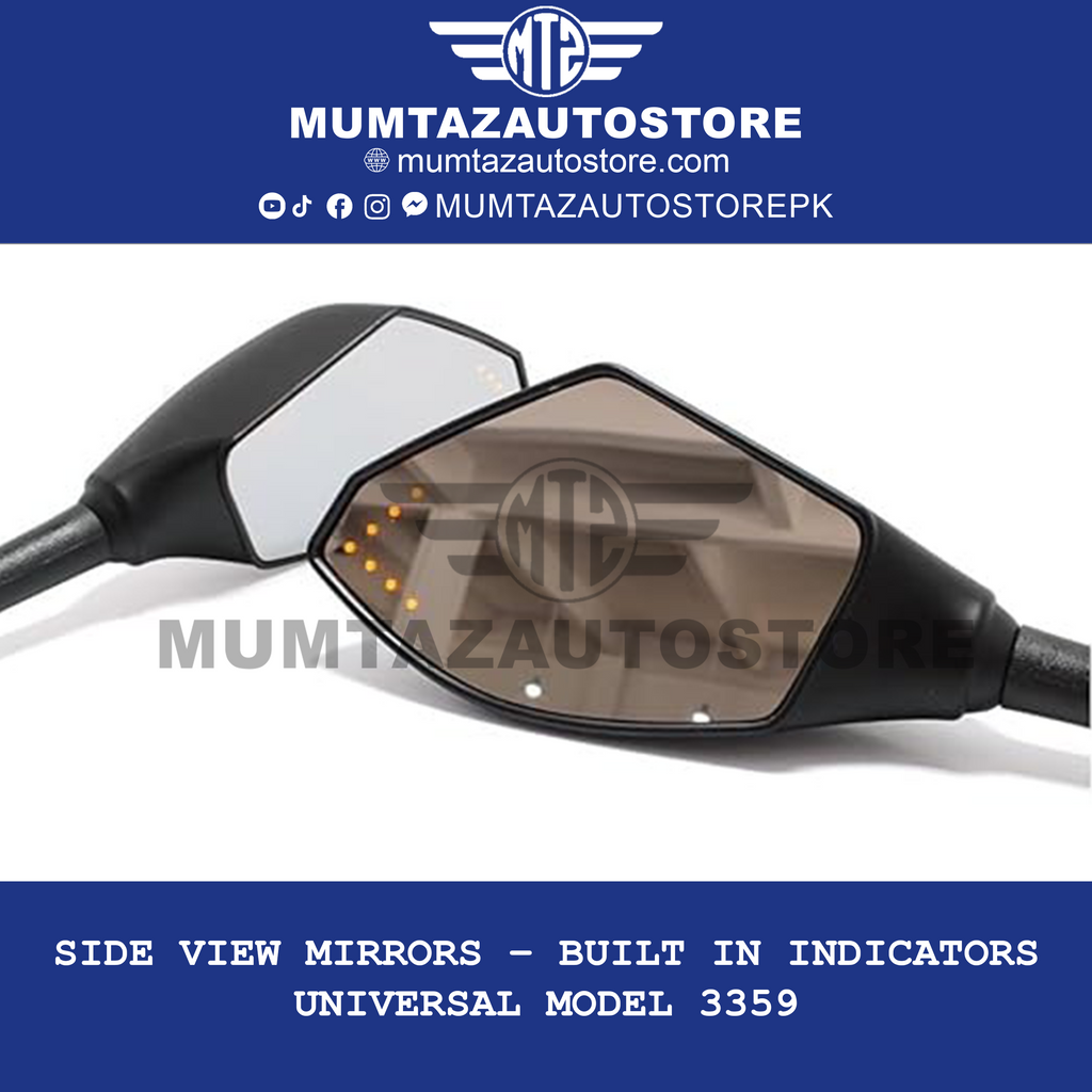 Side View Mirrors – Built In Indicators  Universal Model 3359