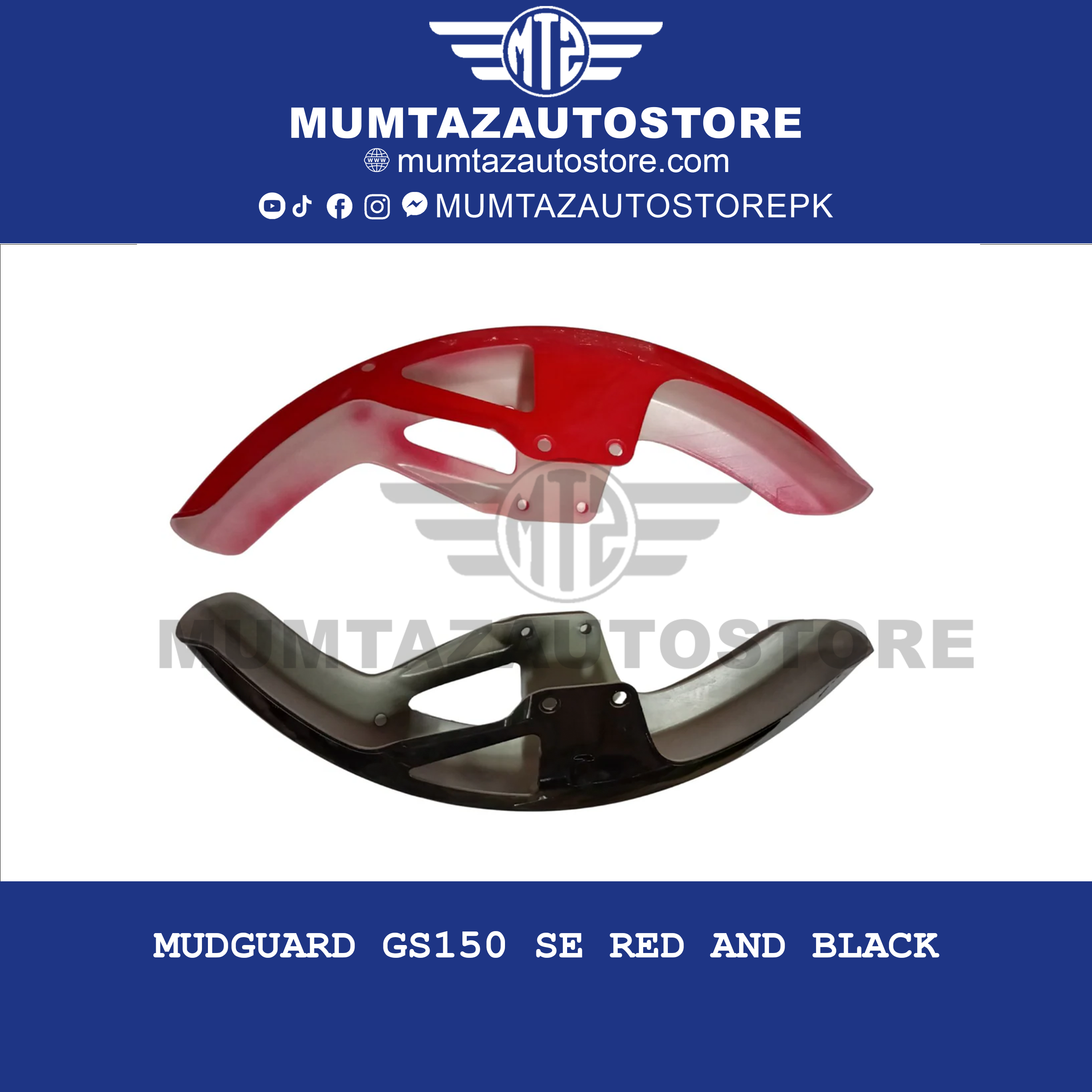 Mudguard GS150 SE red and black