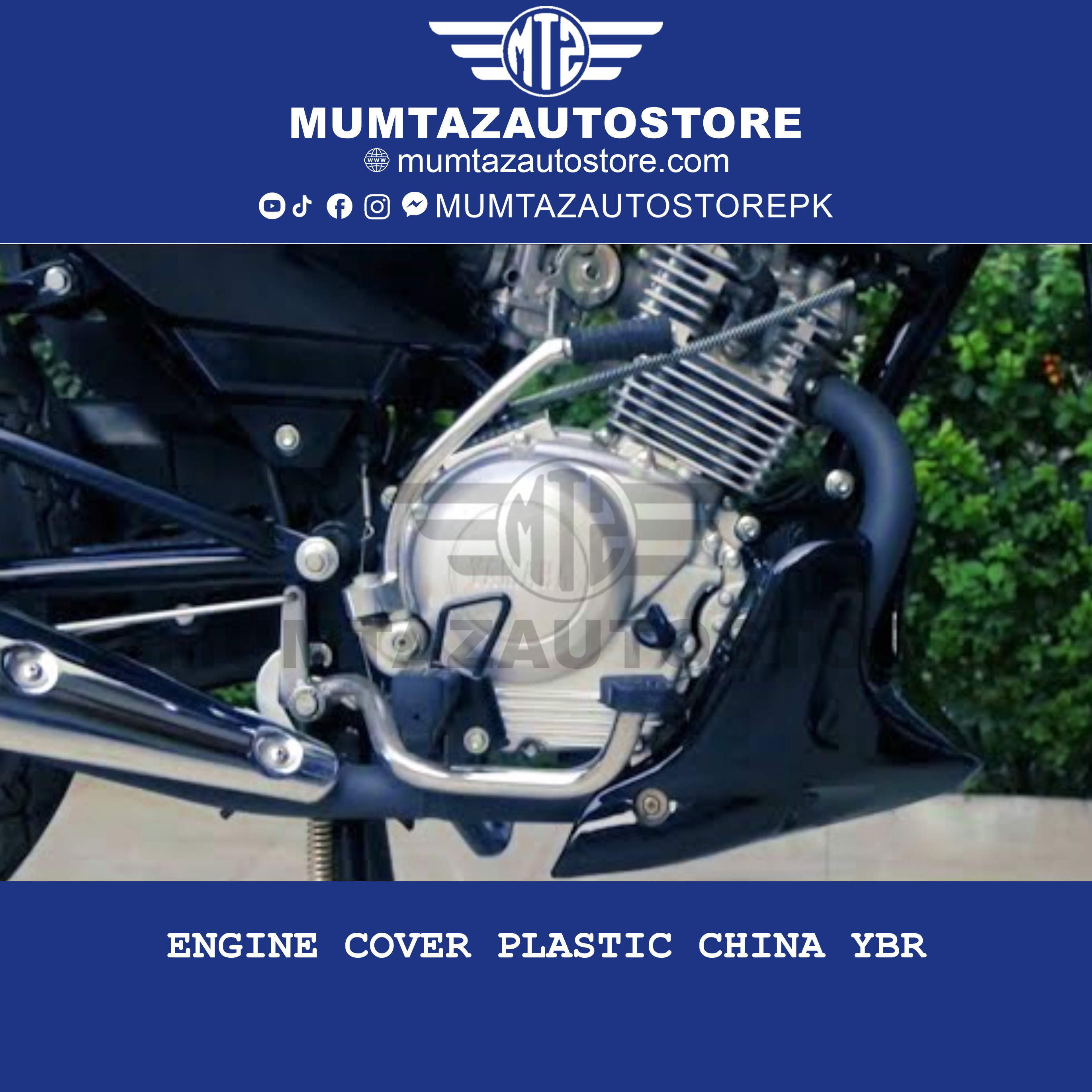 Engine cover plastic china YBR