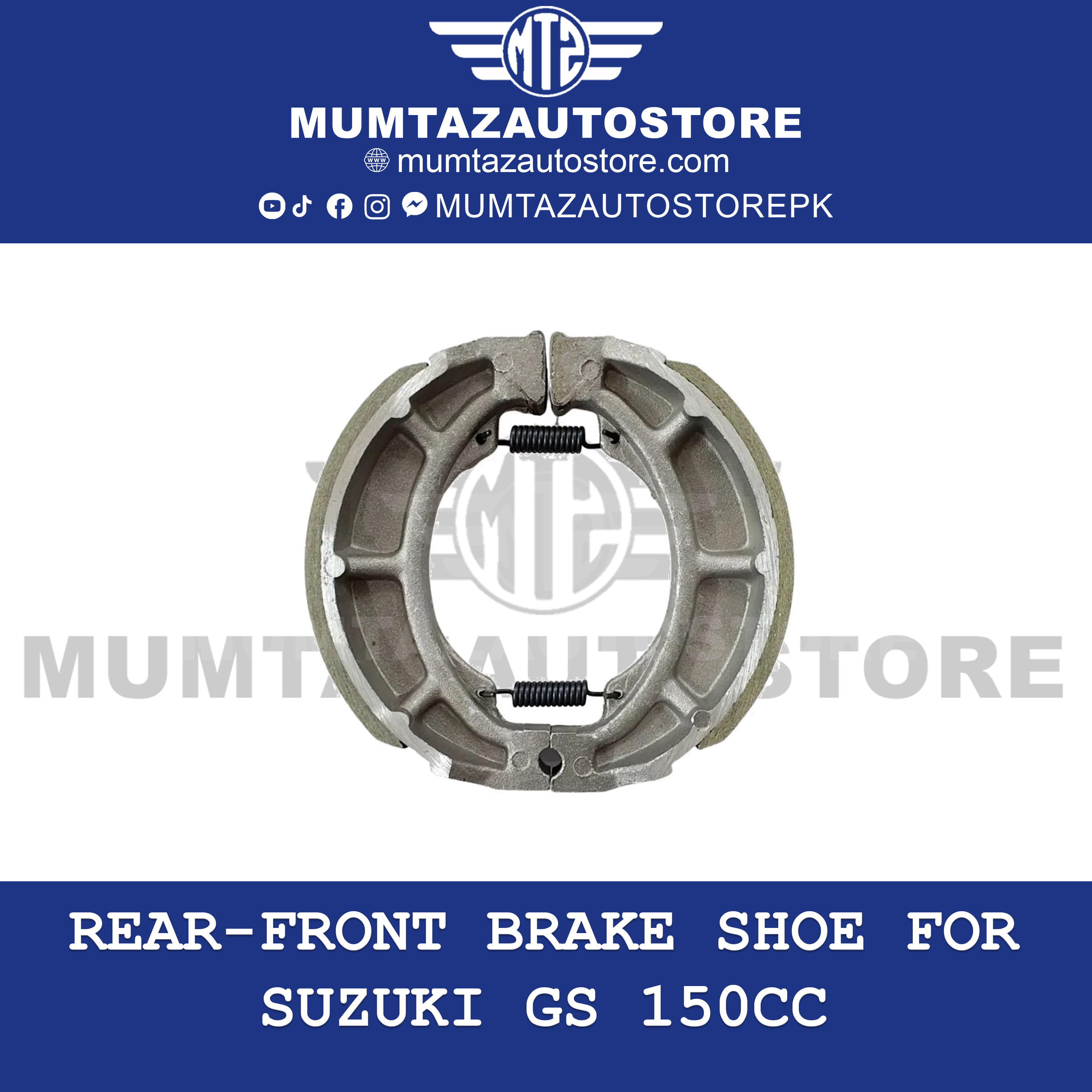 Rear/Front Brake Shoe for Suzuki GS 150cc / GS / GSE 125
