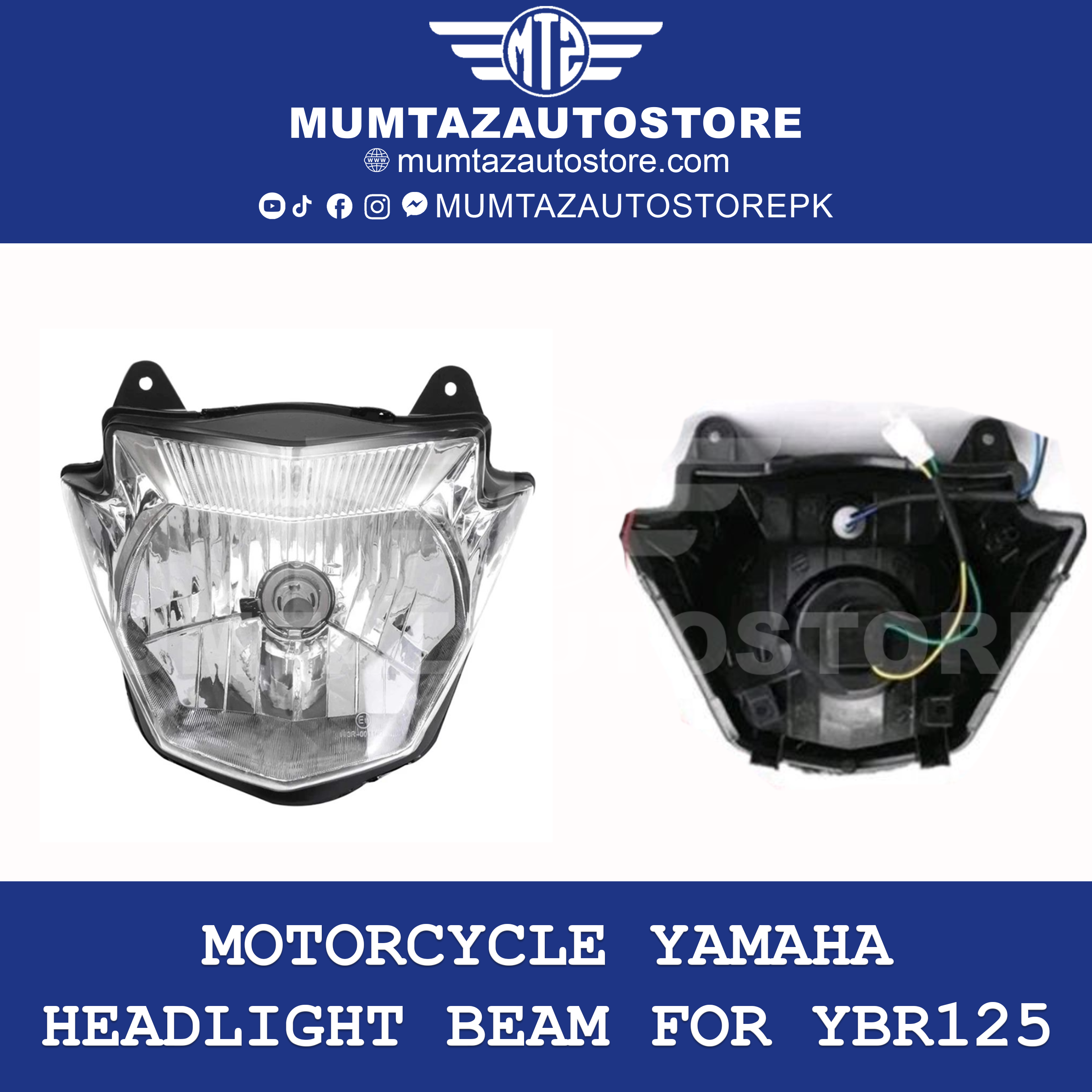 Motorcycle Yamaha Headlight Beam for YBR125