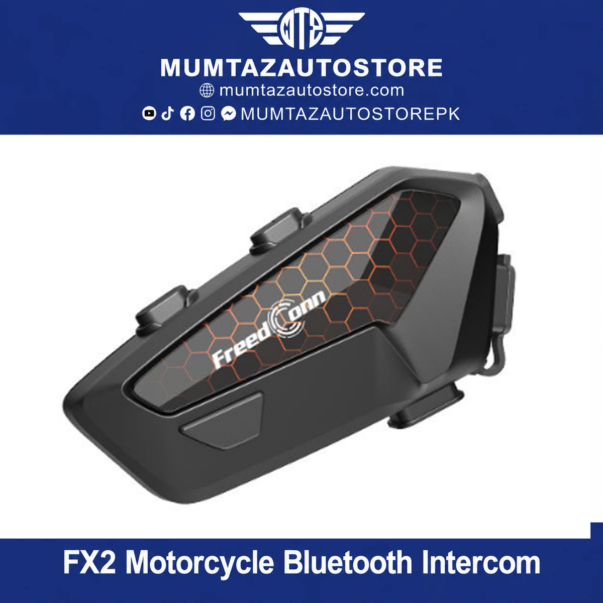 FX2 Motorcycle Bluetooth Intercom