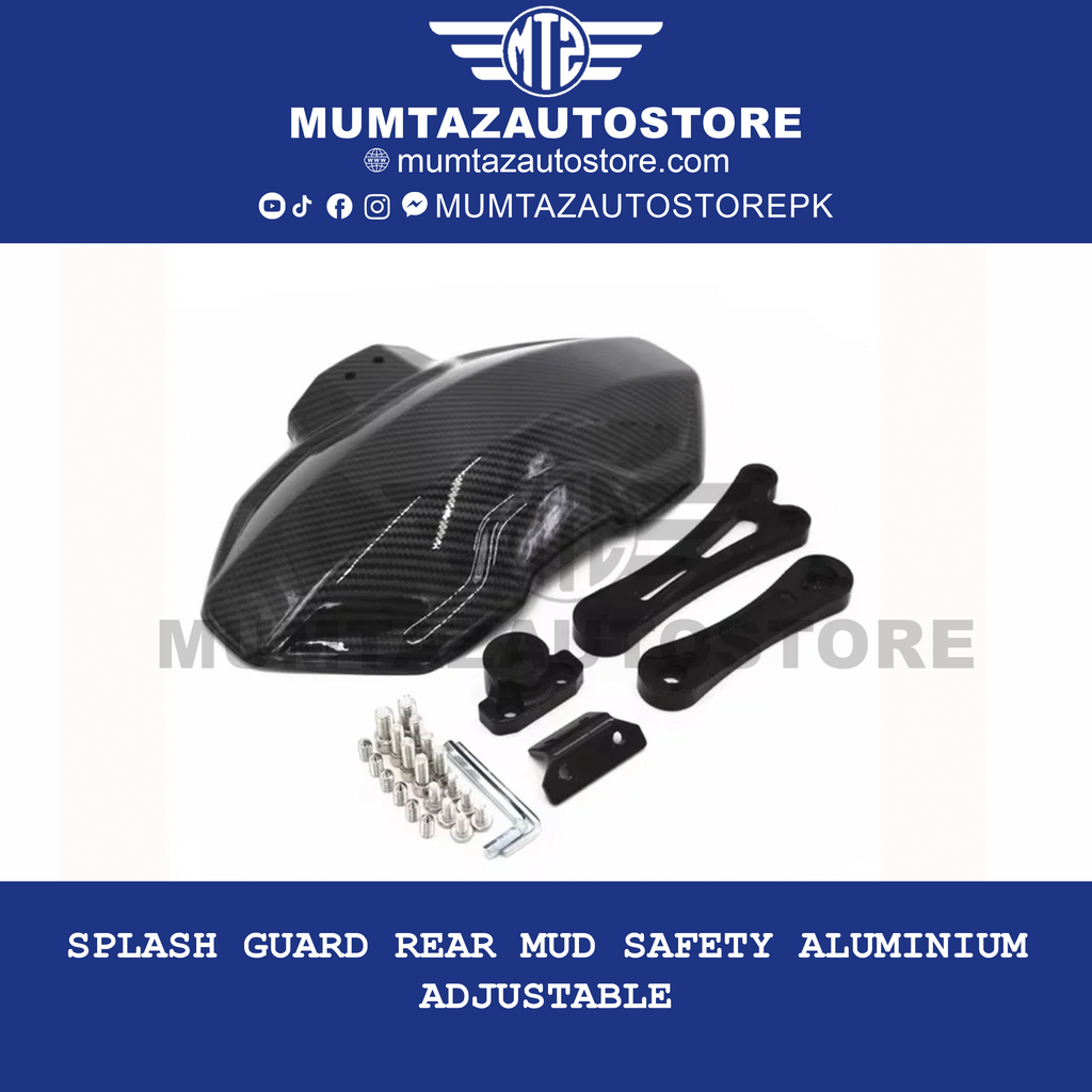 Splash Guard Rear Mud Safety Aluminium Adjustable