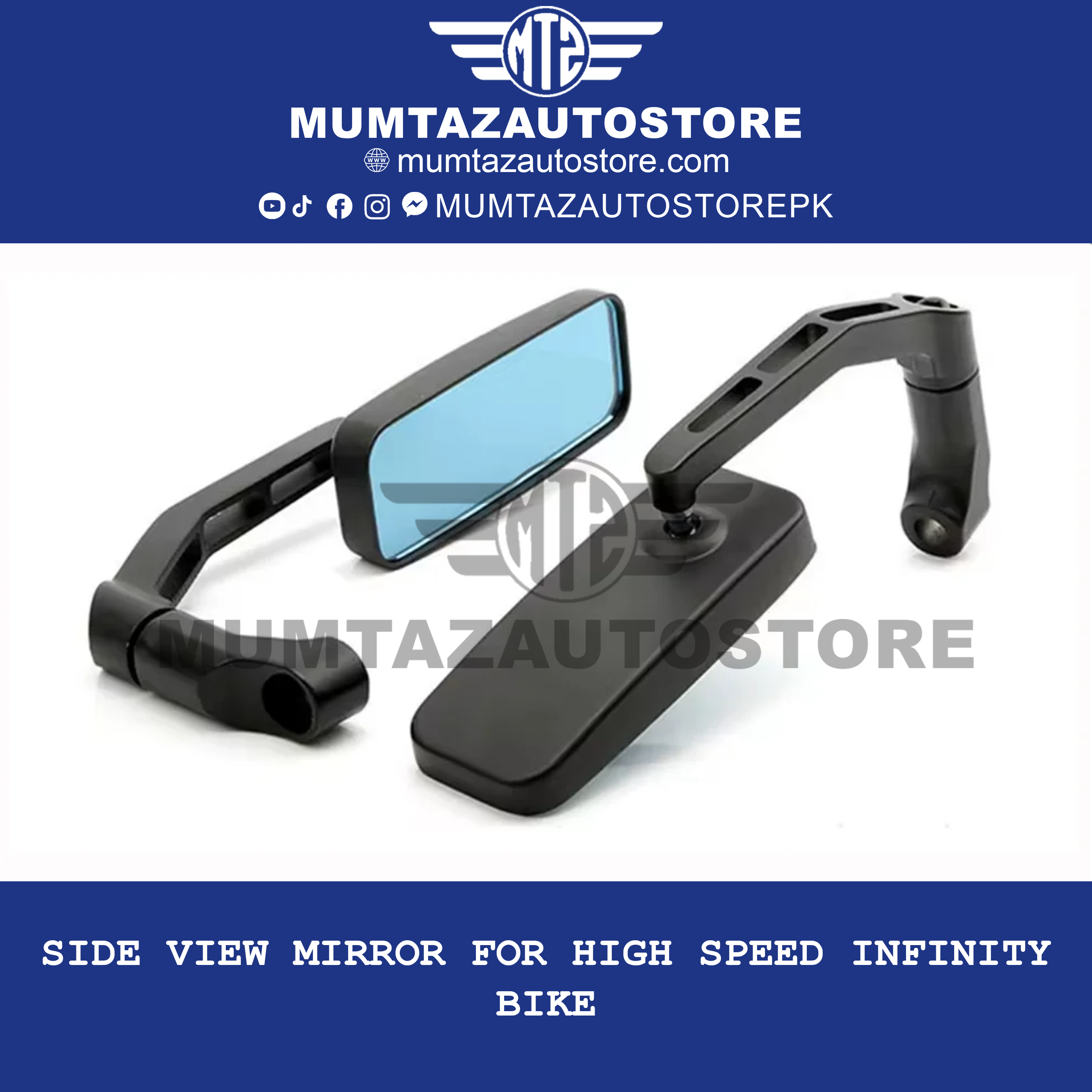 Side View Mirror for High Speed Infinity Bike