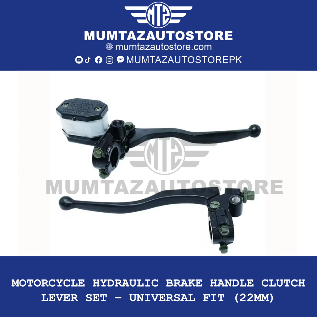 Motorcycle Hydraulic Brake Handle Clutch Lever Set – Universal Fit (22mm)