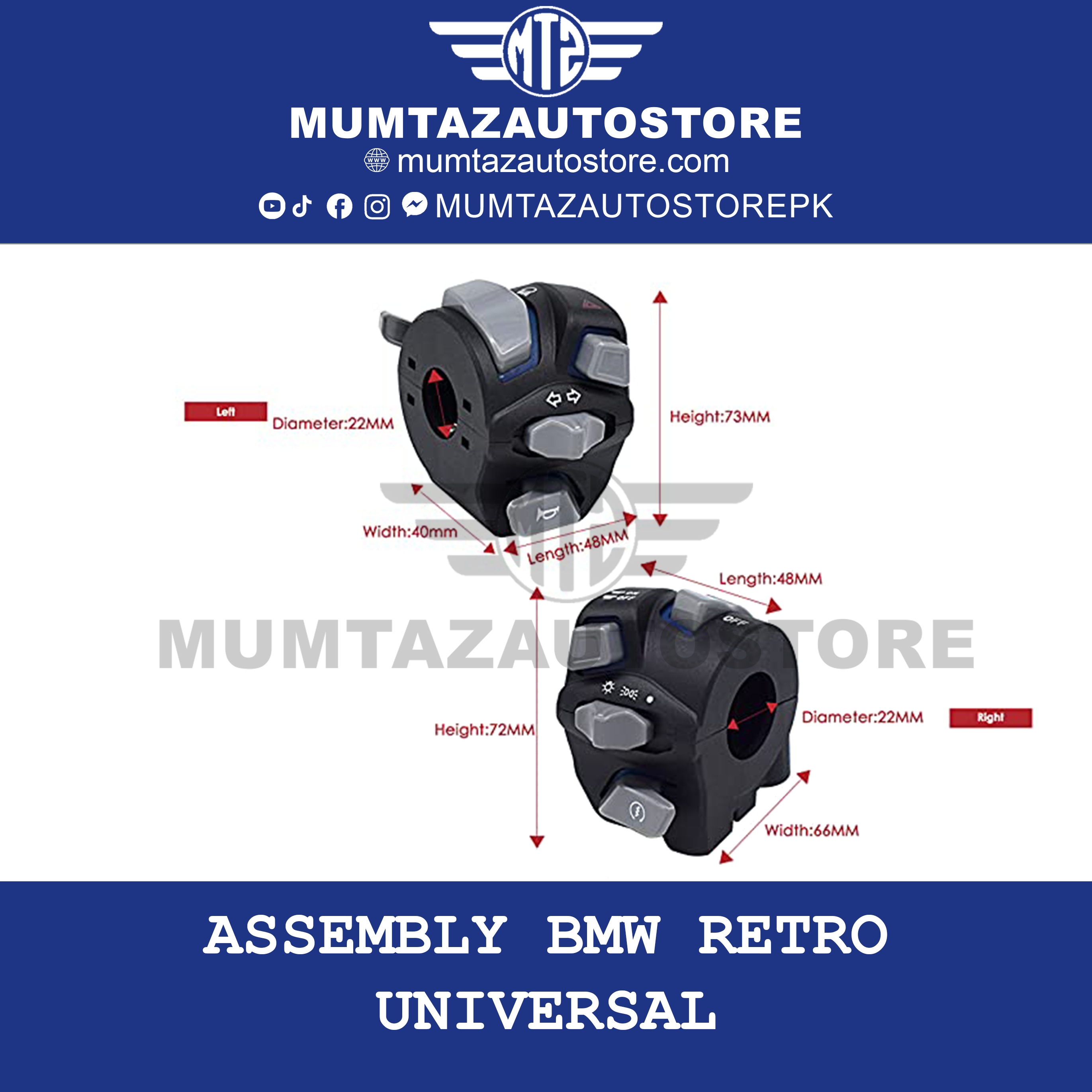 Assembly BMW Retro Universal