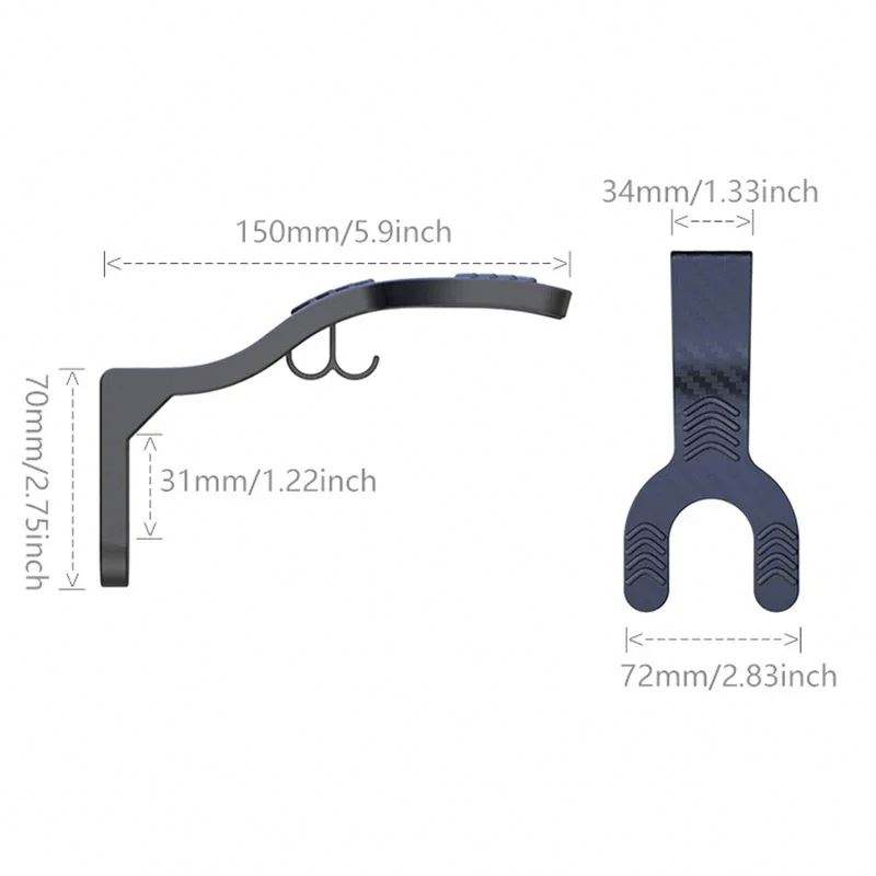 Wall Mount Helmet Hanging Hook