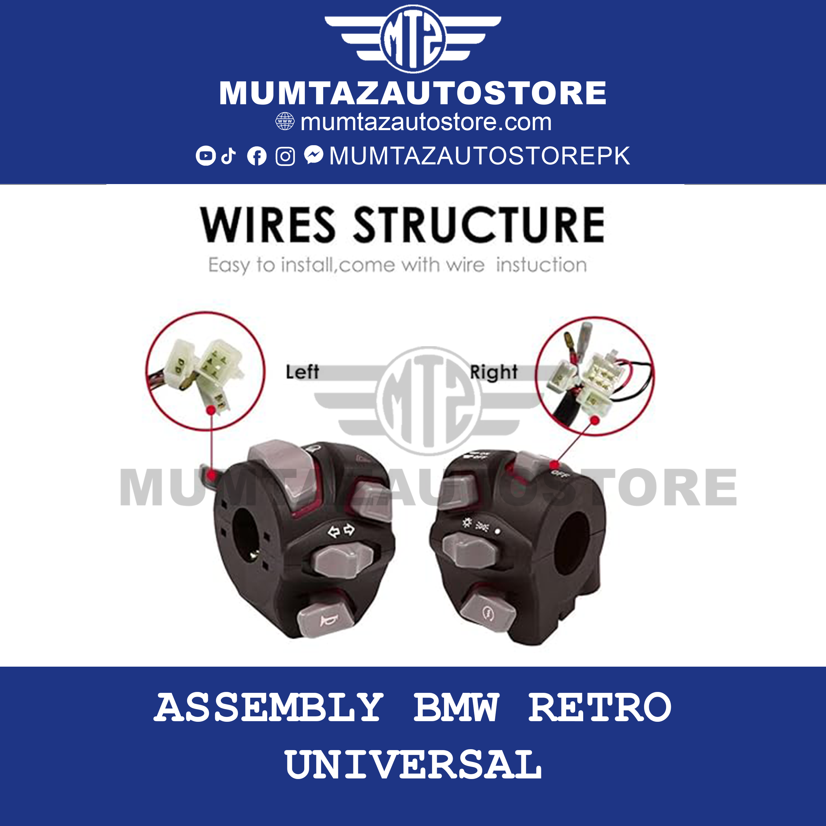 Assembly BMW Retro Universal