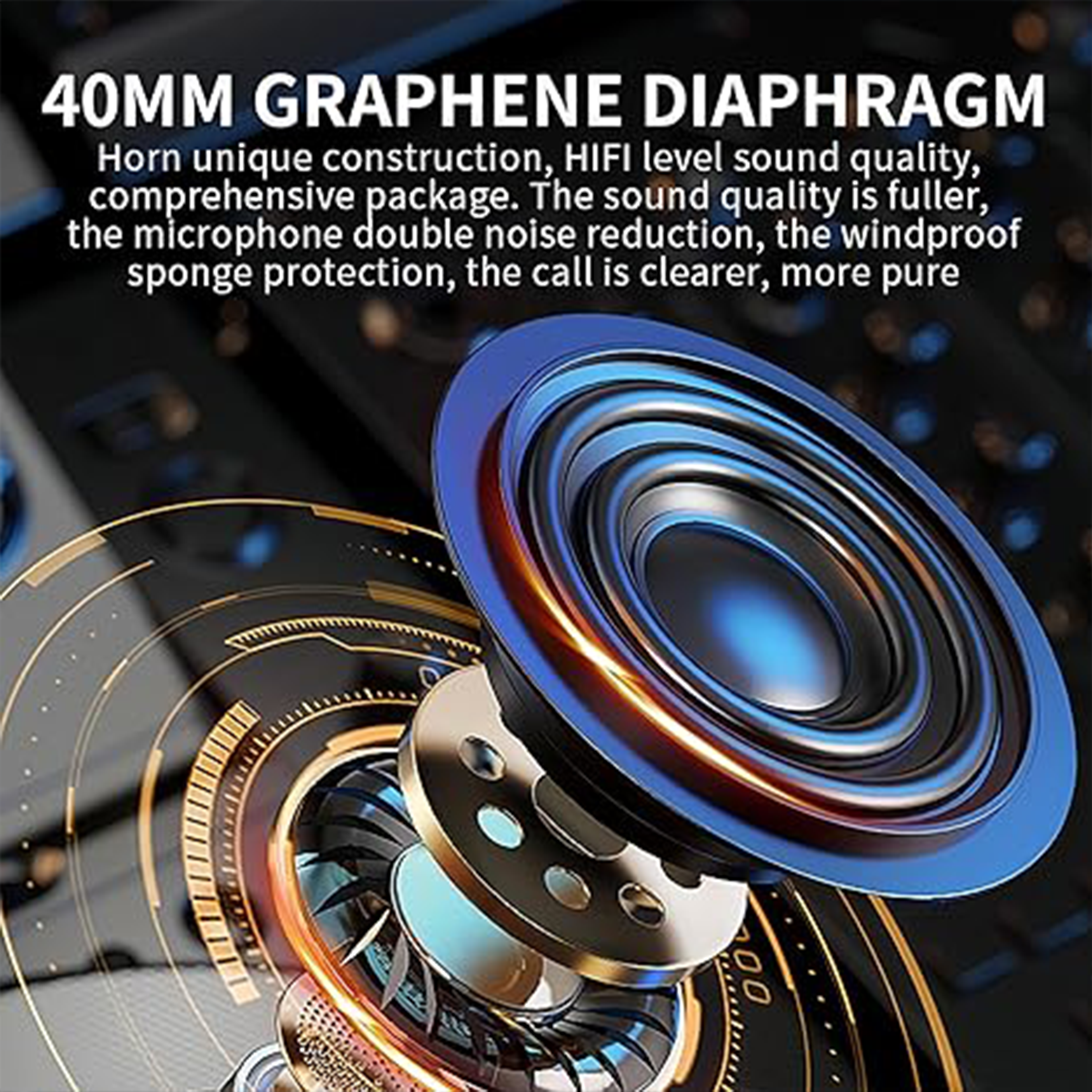 Y10 Motorcycle Helmet Headset Bluetooth 5.3 Motorcycle Wireless Hands-free Talking Headset Waterproof Motorcycle Earphone (Hard Mic)