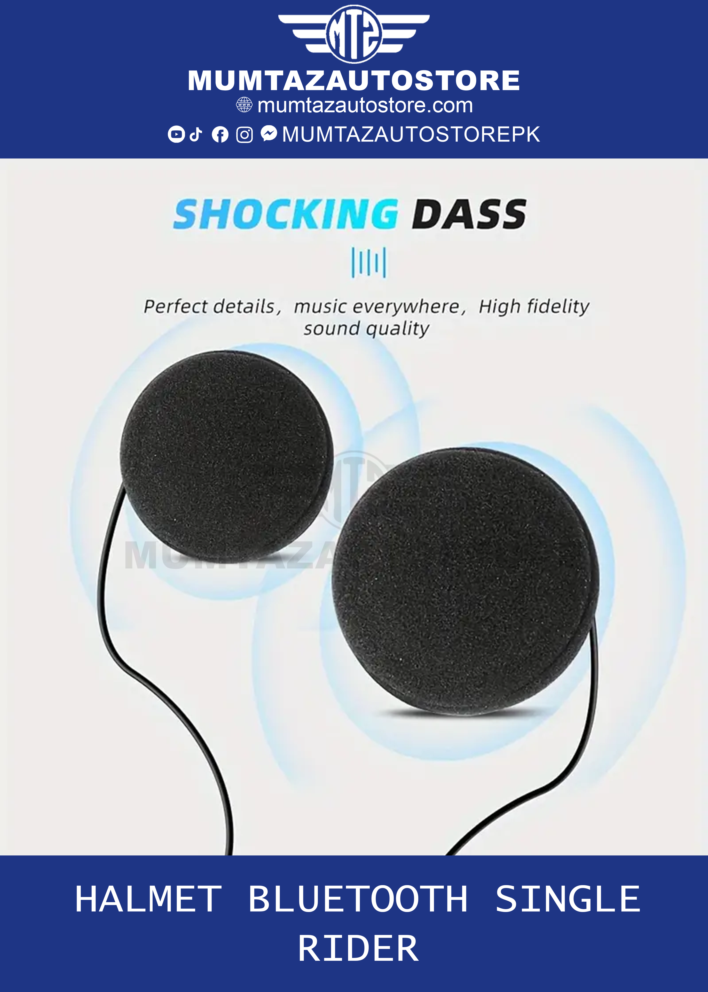 Halmet Bluetooth single Rider