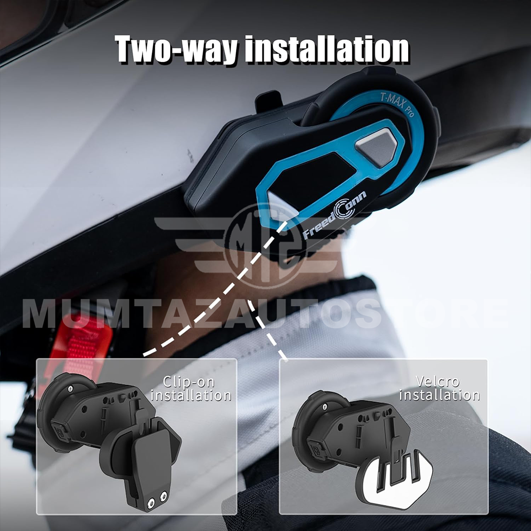 FreedConn T-MAX S Pro Motorcycle Bluetooth Headset  Communication Systems