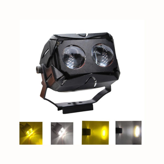 1 Pair D17 Projector Lights – Laser LED Headlights for Cars & Bikes