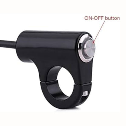 12V 10A CNC Handlebar Switch with ONOFF Button & Indicator Light – Model B