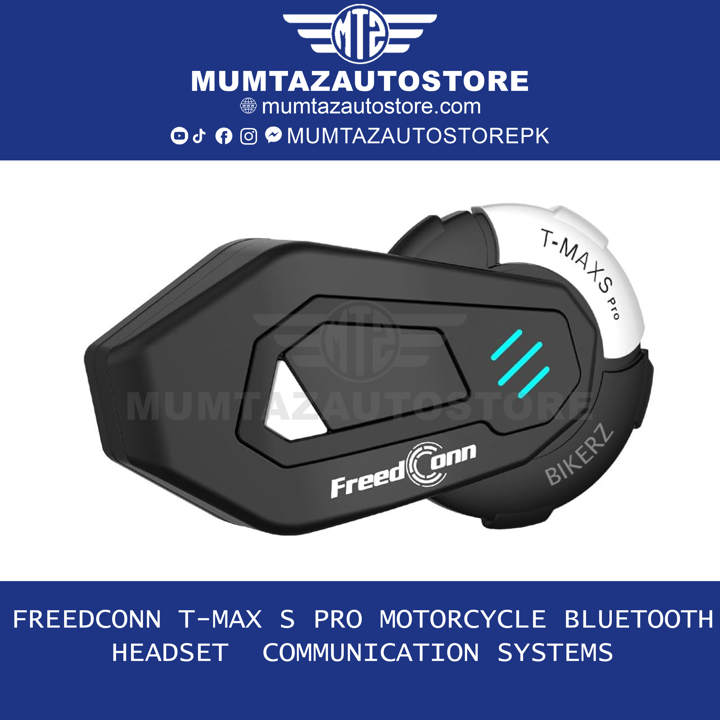 FreedConn T-MAX S Pro Motorcycle Bluetooth Headset  Communication Systems