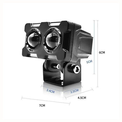 NS Eye Auxiliary Projector Fog Light – Dual Color & Flashing | Waterproof | Universal Fit