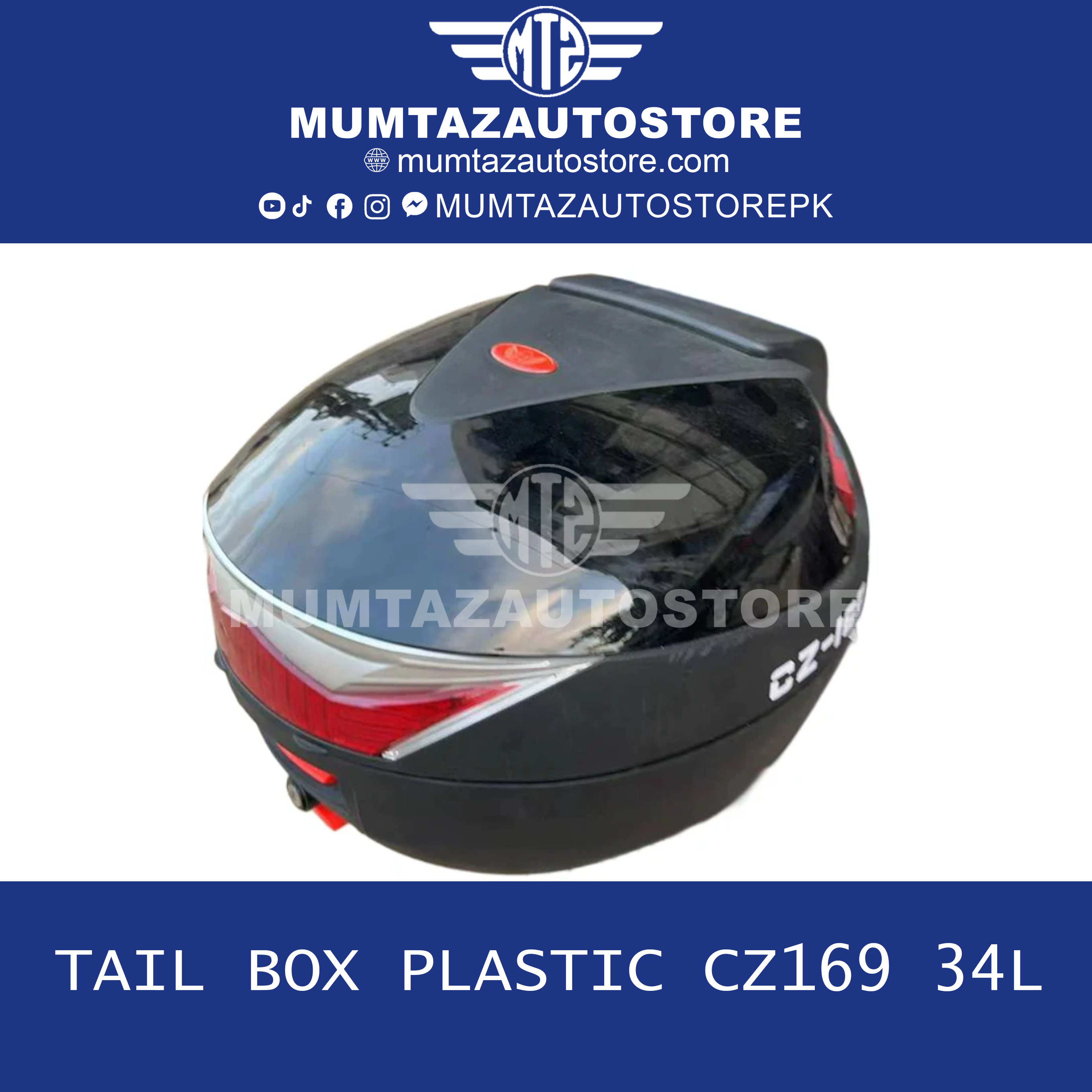 Tail Box Plastic CZ169 34L