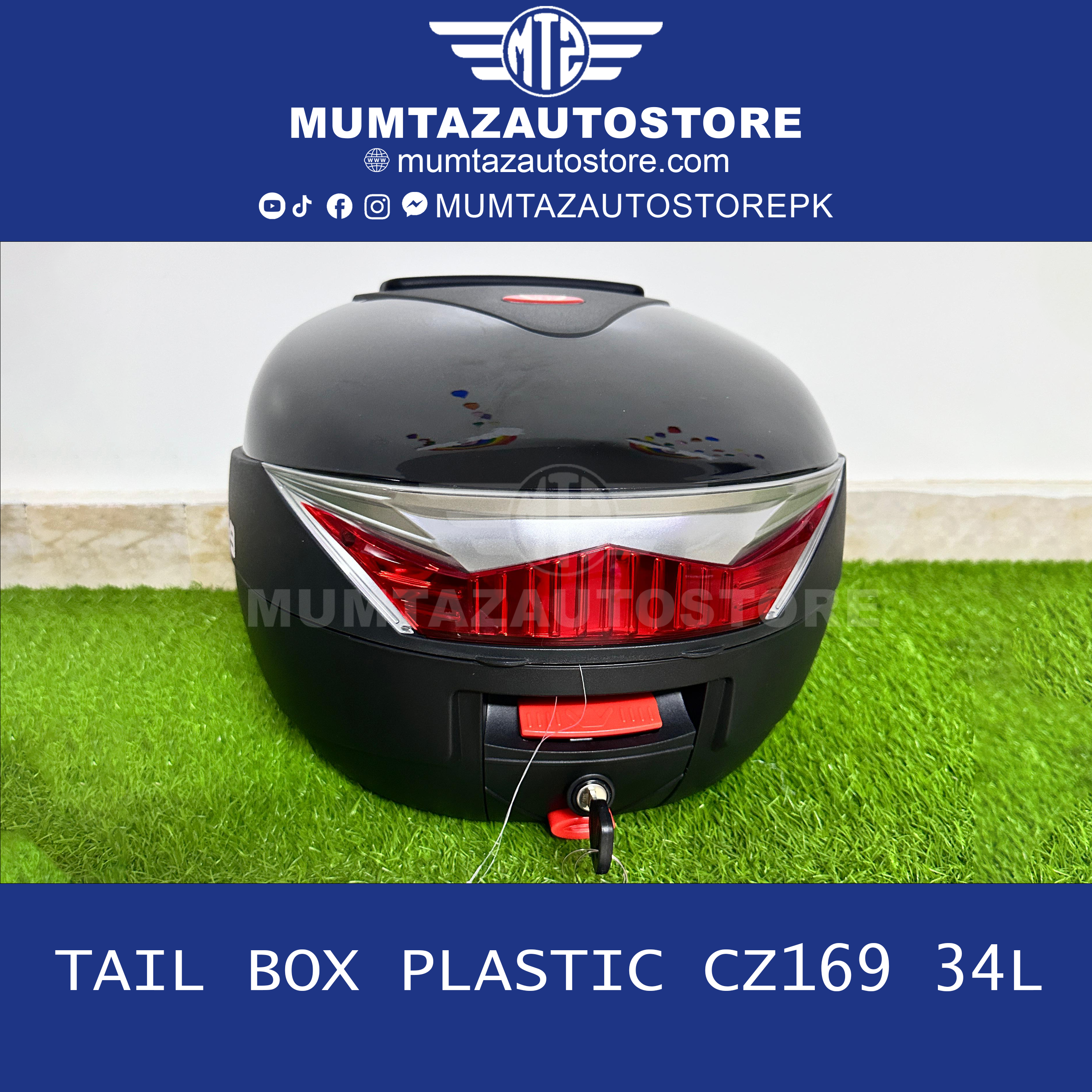 Tail Box Plastic CZ169 34L