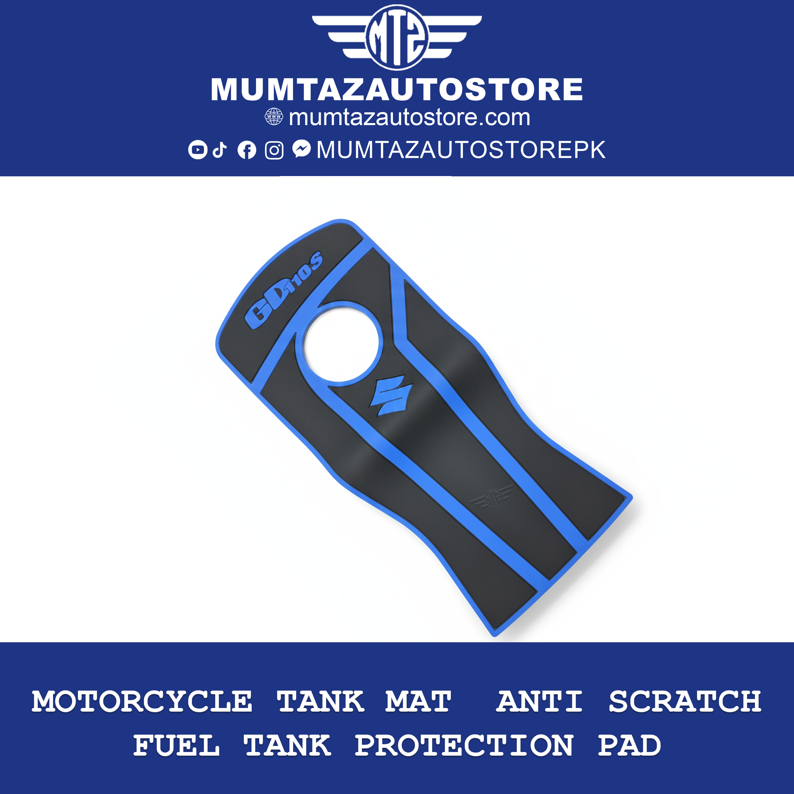 Motorcycle Tank Mat  Anti Scratch Fuel Tank Protection Pad