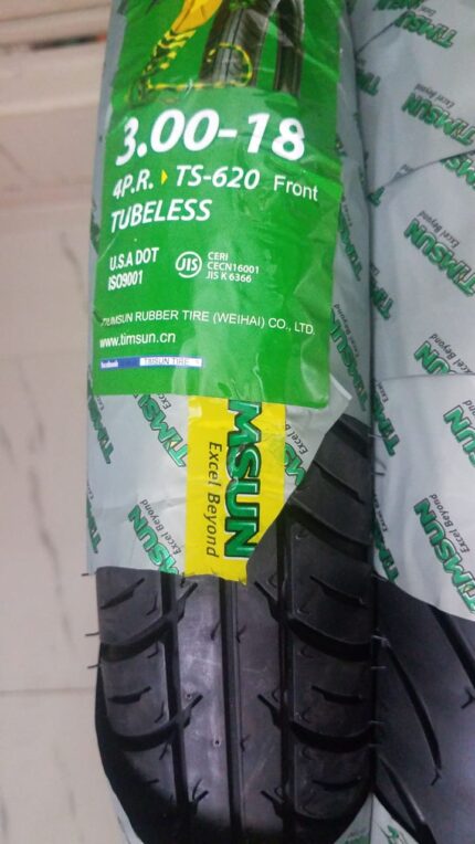 Timsun Tubeless Tyre 3.00-18 TS-620 Tire