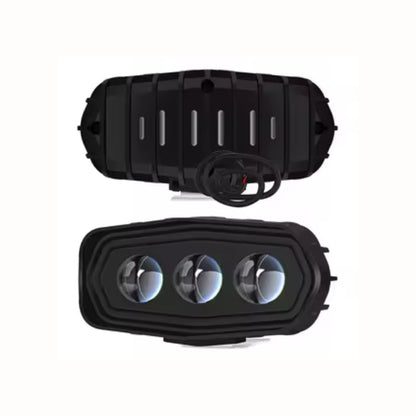 Triple 3 Lens LED Projector Fog & Driving Light – 30W | High/Low Beam (1pc)