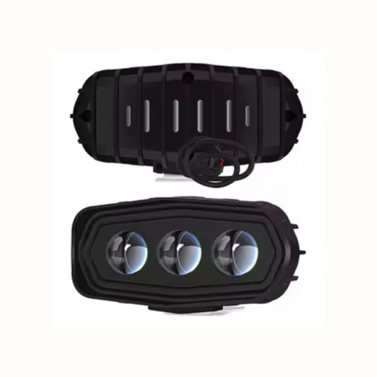 Triple 3 Lens LED Projector Fog & Driving Light – 30W | High/Low Beam (1pc)