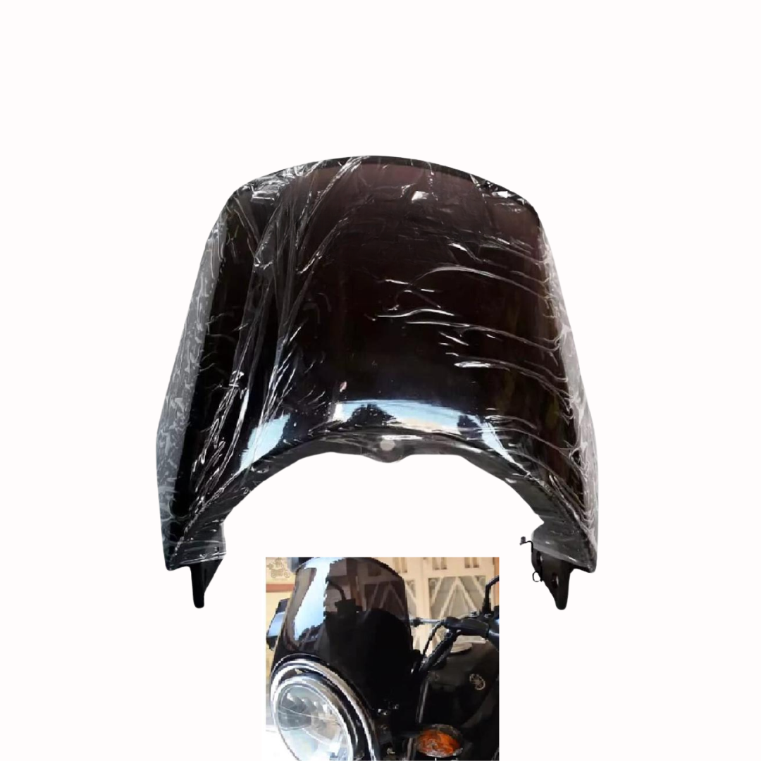 Unbreakable Windshield Glass Visor for Yamaha YBZ, YBZ DX, YBR G, Suzuki GS150