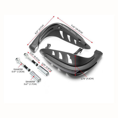 Universal LED Hand Guards for Motorcycles – Fits Yamaha, Honda, Suzuki