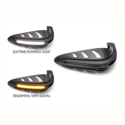 Universal LED Hand Guards for Motorcycles – Fits Yamaha, Honda, Suzuki