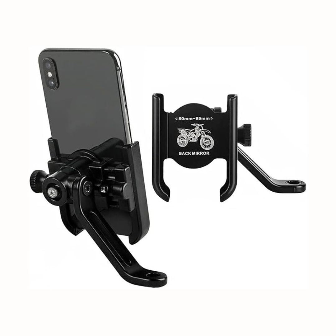 Mobile Holder+Charger  (Handel Fit H1 Mirror Fit H2) Metal  Universal Mobile Holder