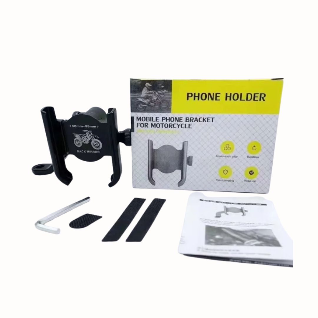 Mobile Holder+Charger  (Handel Fit H1 Mirror Fit H2) Metal  Universal Mobile Holder