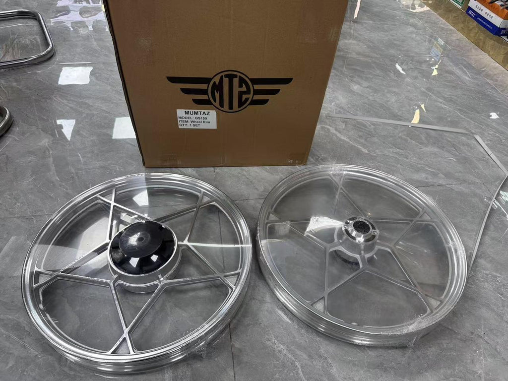 ALLOY RIMS Set With Disk Break Complete Package for SUZUKI GS 150