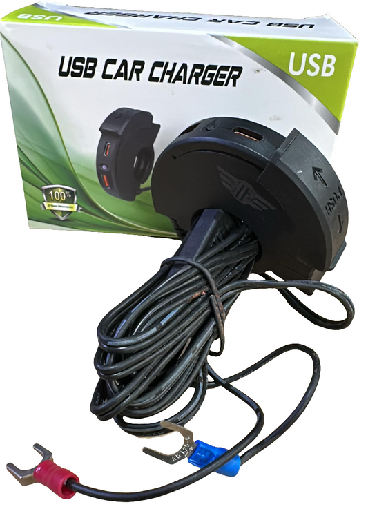 Mobile Charger – USB & Type C Port – Quick QC 3.0 – Fast Charging 25 Watt – Motorcycle