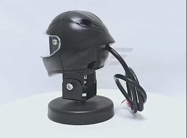 Motorcycle External Helmet Shape LED Light