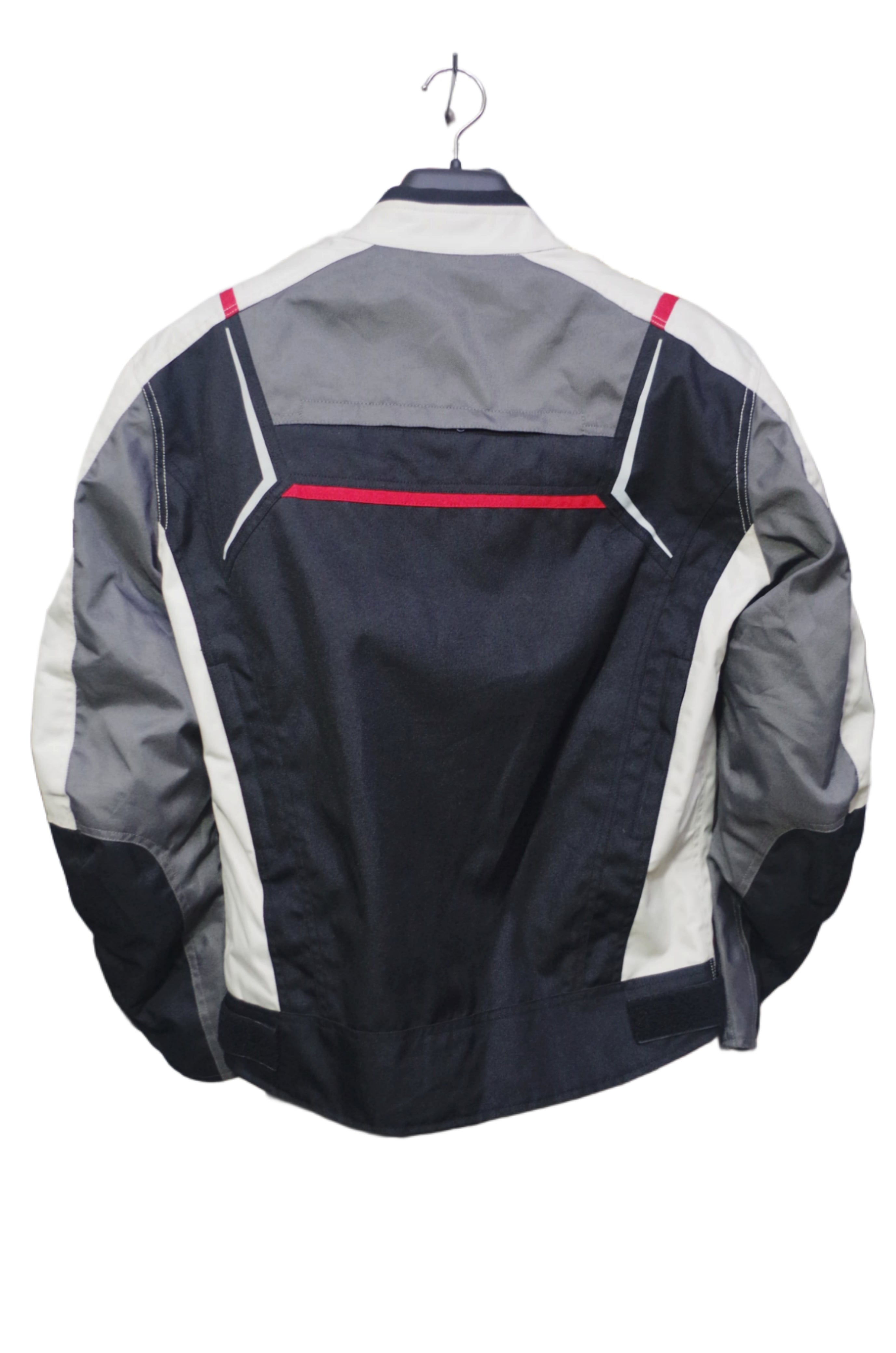 Grey off white black Riding jacket