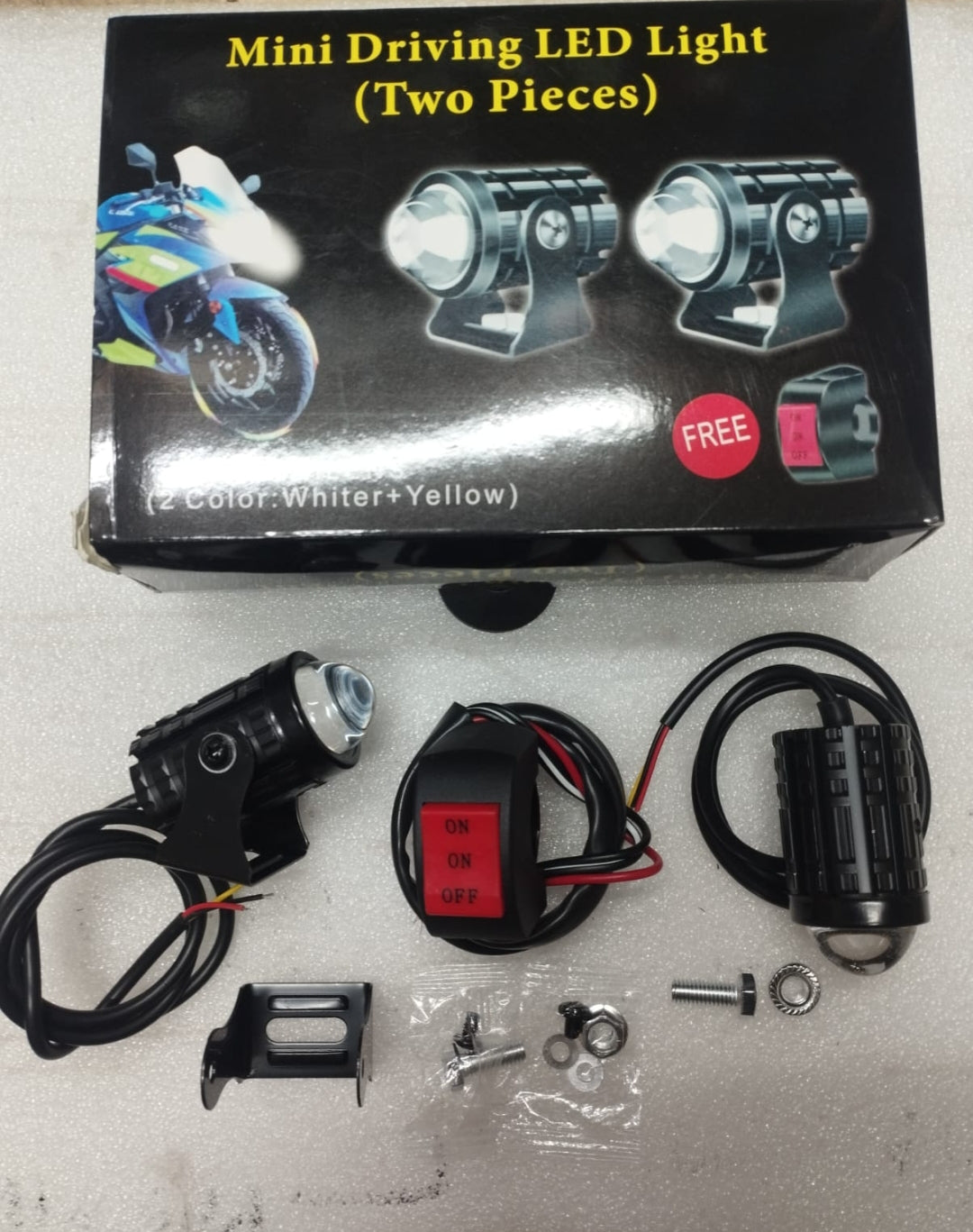 Mini Driving Led with button