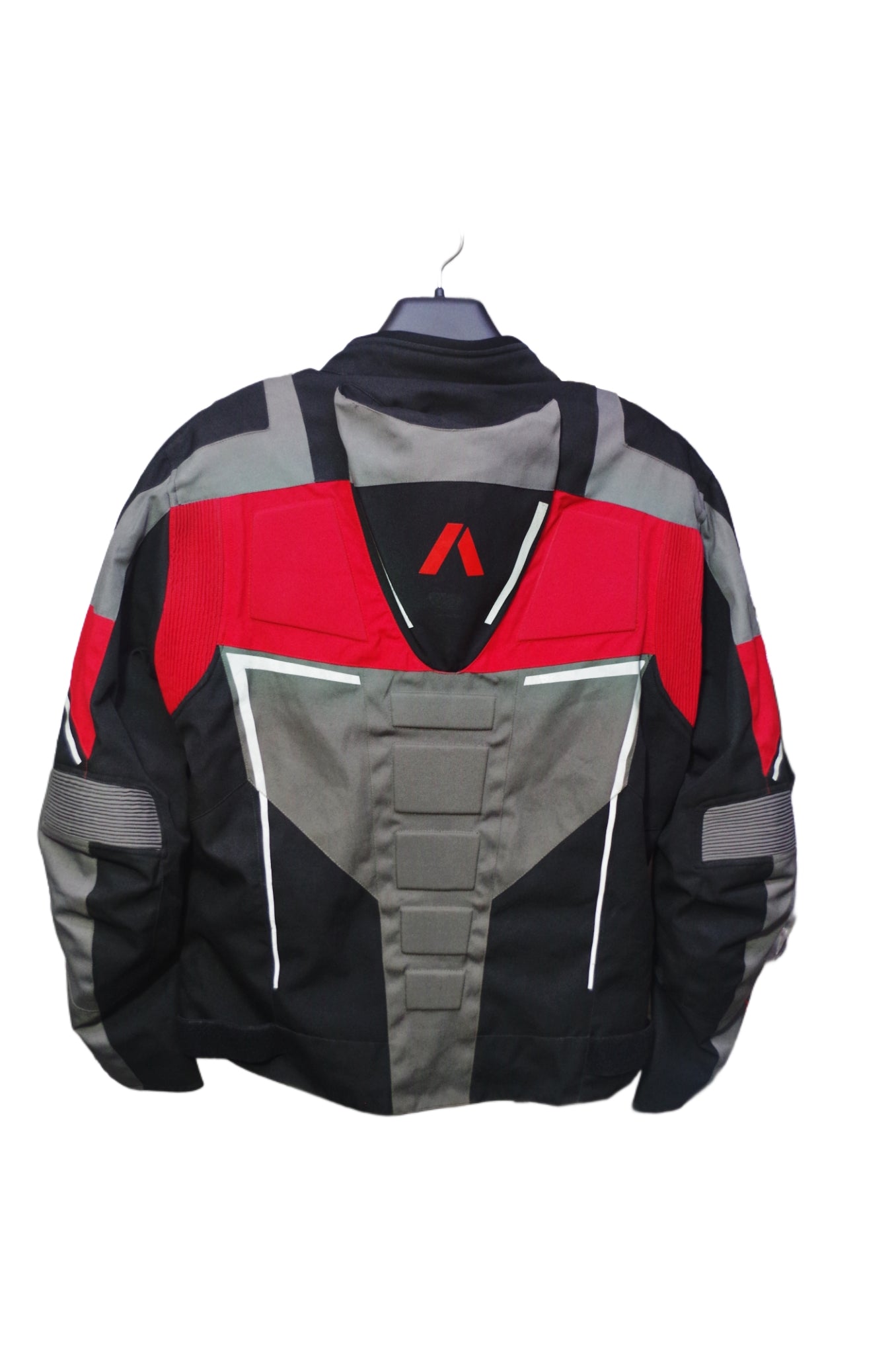 Riding Jacket Red Grey Black